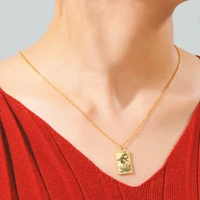 Dawapara Tarot Cards Necklace Women Stainless Steel Necklace Wealth Amulet Classic Tarot Major Arcana Divination Charm Jewelry - Image 6