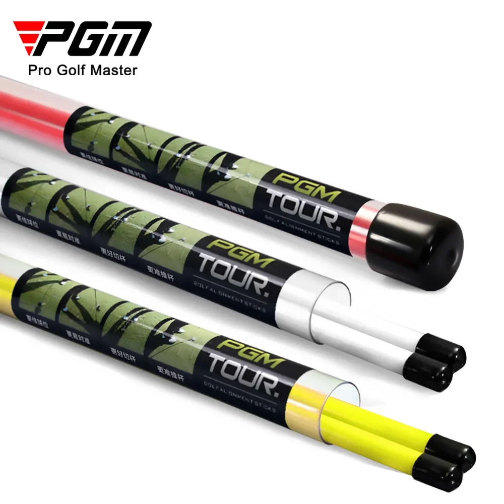 PGM 2 Pcs Golf Training Aids Indicator Stick Putter Auxiliary Trainer Golf Alignment Stick Putting Direction Indicator JZQ002