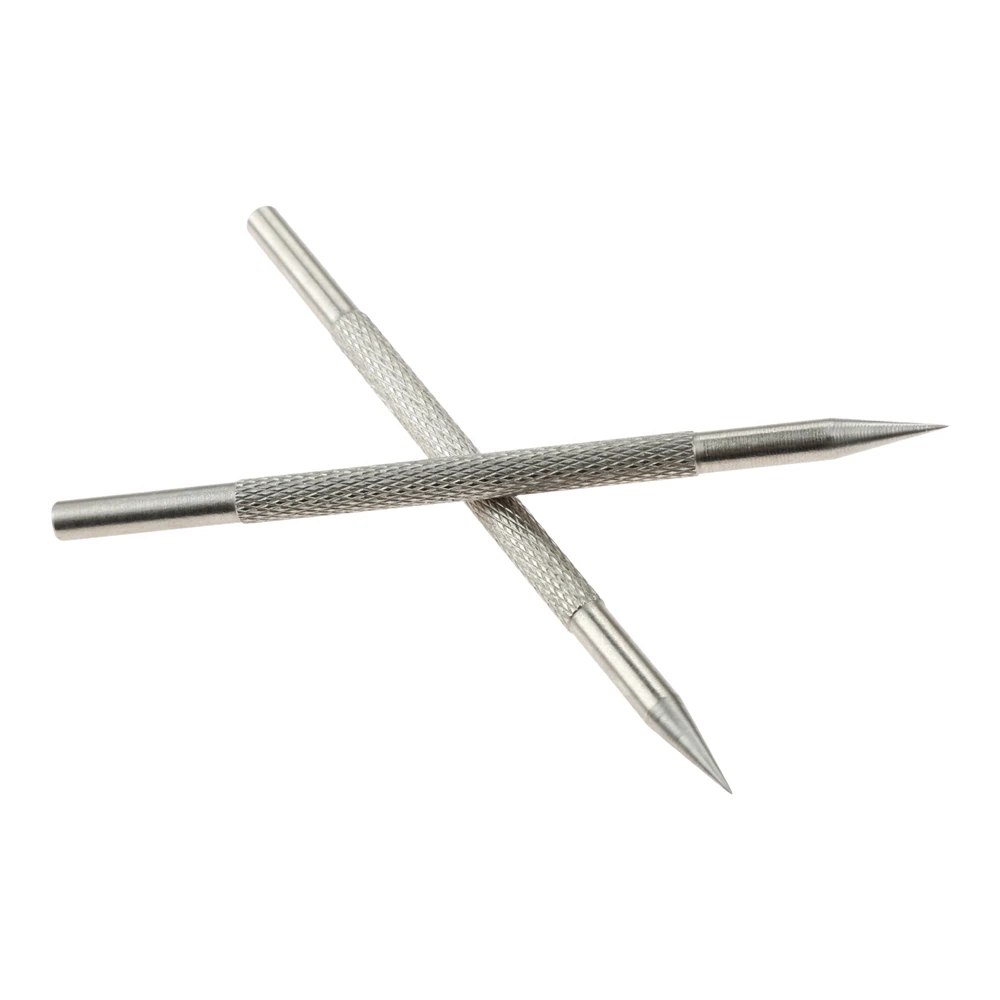 1Pc 116mm/4.57'' Leather Carving Art Line Positioning Pen Stainless Steel Marking Stylus DIY Leathercraft Print Stick Paint Tool