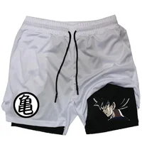 Summer Sporty Versatile Quick Dry Anime Print Men's Shorts Everyday Casual Personality Print Shorts 2024 1