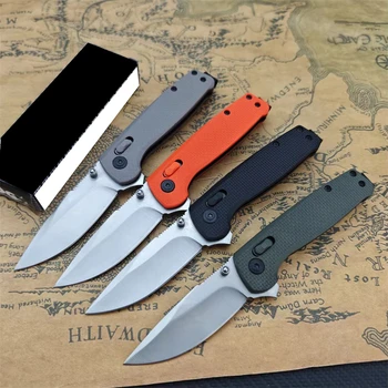Folding Pocket Knives Drop Point Blade Nylon Fiber Handle Outdoor Camping 1