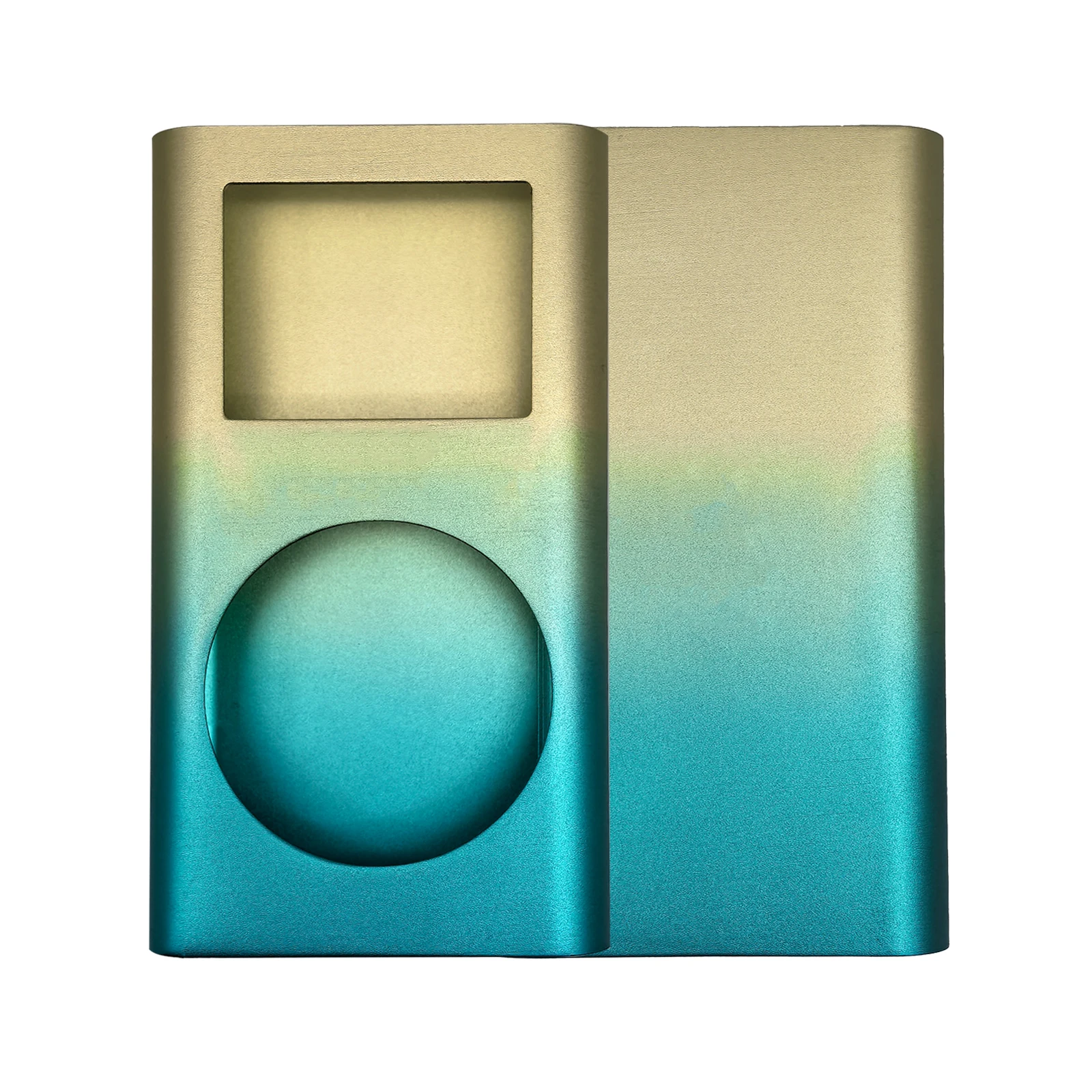 Sleek Metal Housing Shell with Lens Window for iPod Mini - Complete Replacement Case Cover