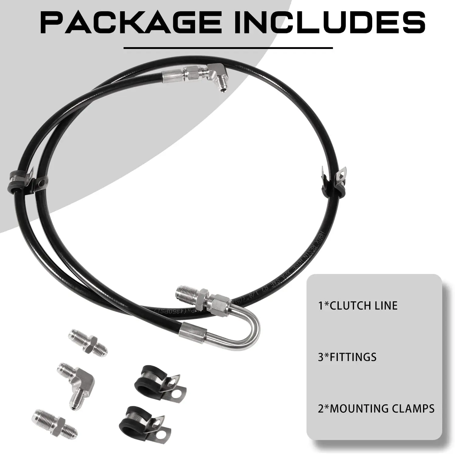 TM Clutch Line Kit For K Swap fits for Honda-Acura Civic Crx Integra K20 K24 K-Series Engine