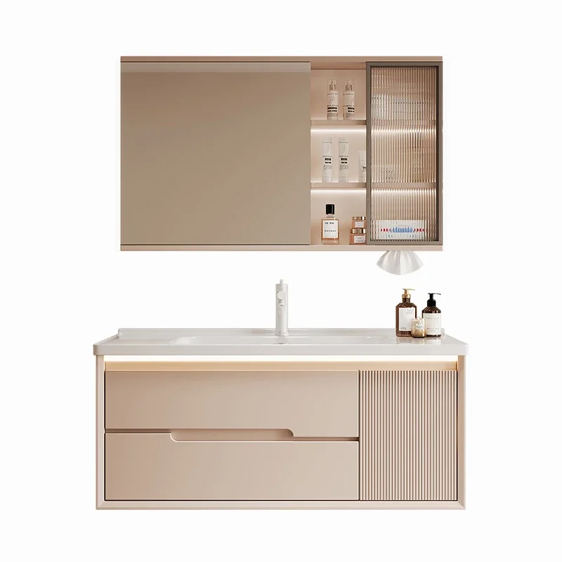 Light Storage Vintage Bathroom Vanities Shower Vanity Drawer Washbasin Toilet Bathroom Vanities Mueble Organizador Furniture