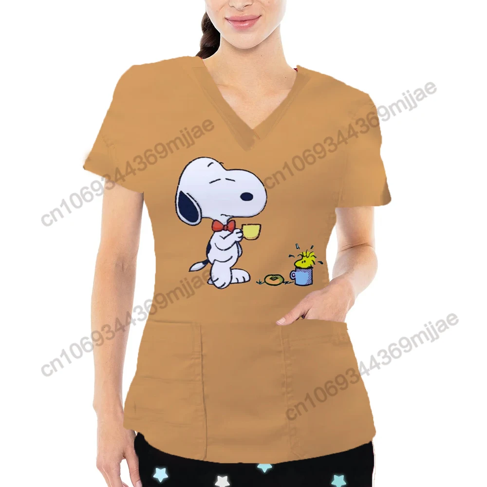 

Pocket V-Neck Comfort Y2k Woman Clothes for Women T Shirt Women's Short Sleeve T-shirt Crop Top Korean Fashion Woman Blouse 2023