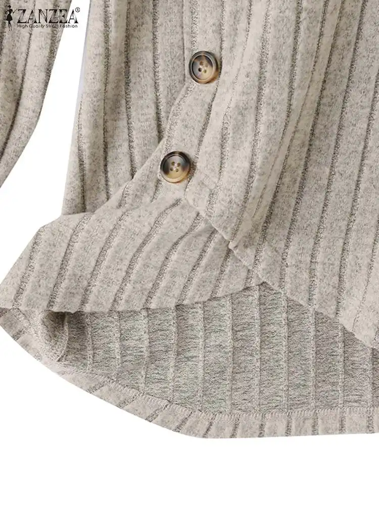 Loose Fashion Autumn ZANZEA Women Blouse Long Sleeve Tops Tee Casual Blouse Party Tops Tunic Streetwear Blusas OL Work Oversize women satin blouse women long sleeve t shirt