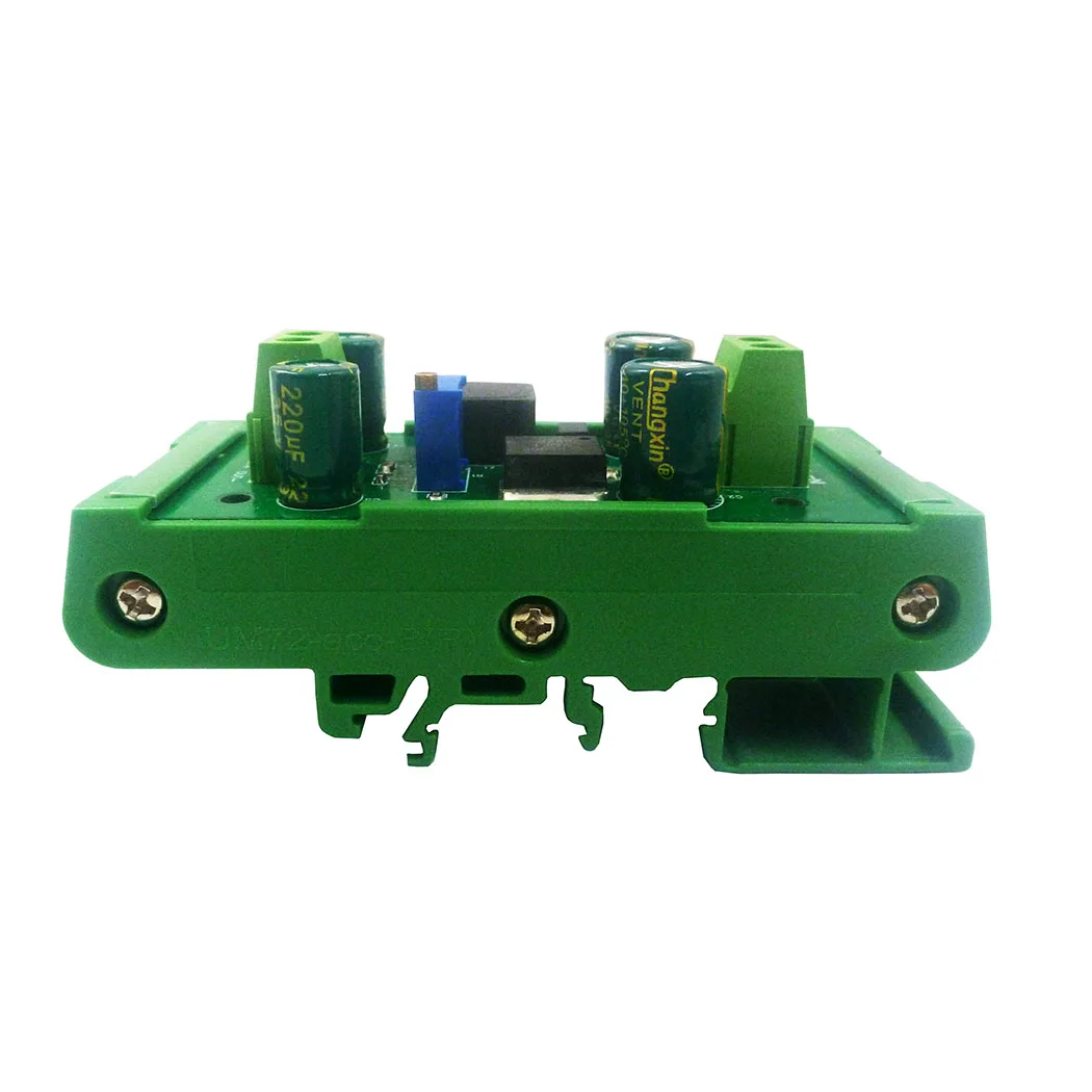 DIN 레일 마운트 ADJ 전원 공급 장치 모듈, DC-DC 스텝 다운 모듈, 5V, 12V, 24V, 조정 가능한 전압 조정기 3A, LM2596 XL2596S, 2 개
