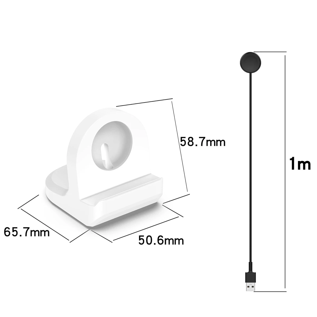 Soft Silicone Wireless Charging Stand for Google Pixel Watch Accessories