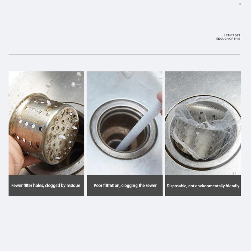 Description Picture 5 of item​Kitchen Sink Strainer With Handle Stopper Replacement Drain Basket Stainless Steel Mesh Filter Waste Hole 2024 New