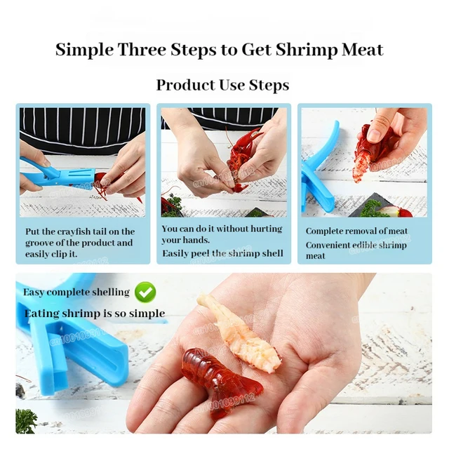 Easy-Use Crawfish & Shrimp Sheller – Manual Peeler for Seafood 3