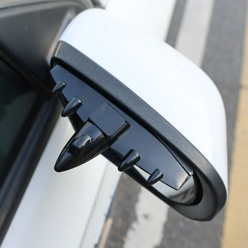 Car Mirror Rain Guards Airplane Design Cool Aircraft Style Side Mirror Covers Visors Waterproof Rain Deflectors Car Exterior
