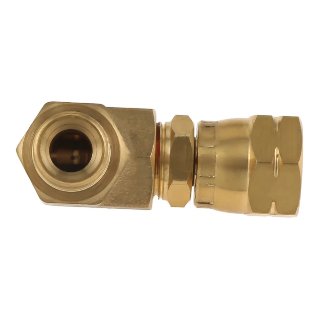 Szilárd Sárgaréz Gázcsatlakozás 90 Fokos Szög Könyök 1/4 A Bal Oldali Szálban Lpg Tűzhely -Tömlő Adapter Csatlakozó Gáztűzhöz/Palackhoz - Image 5