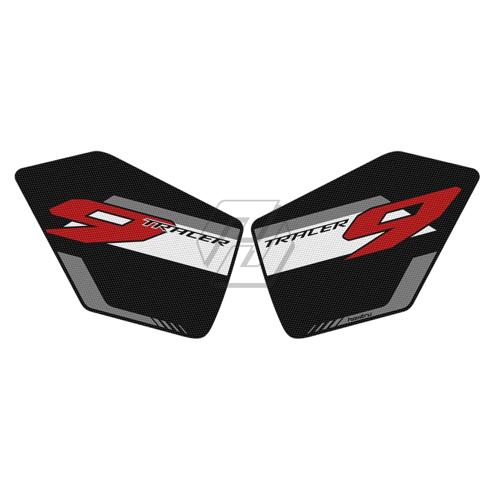 Motorcycle Tank Pad Protector Sticker Decal Anti-slip Gas Knee Grip Tank Traction Pad Side For Yamaha TRACER 9 2021-