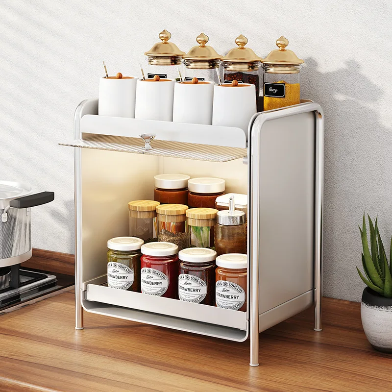 Light Luxury Makeup Organizers Desktop Cosmetics Storage Box Dustproof Sundries Storage Cabinet Bathroom Skincare Storage Rack 3