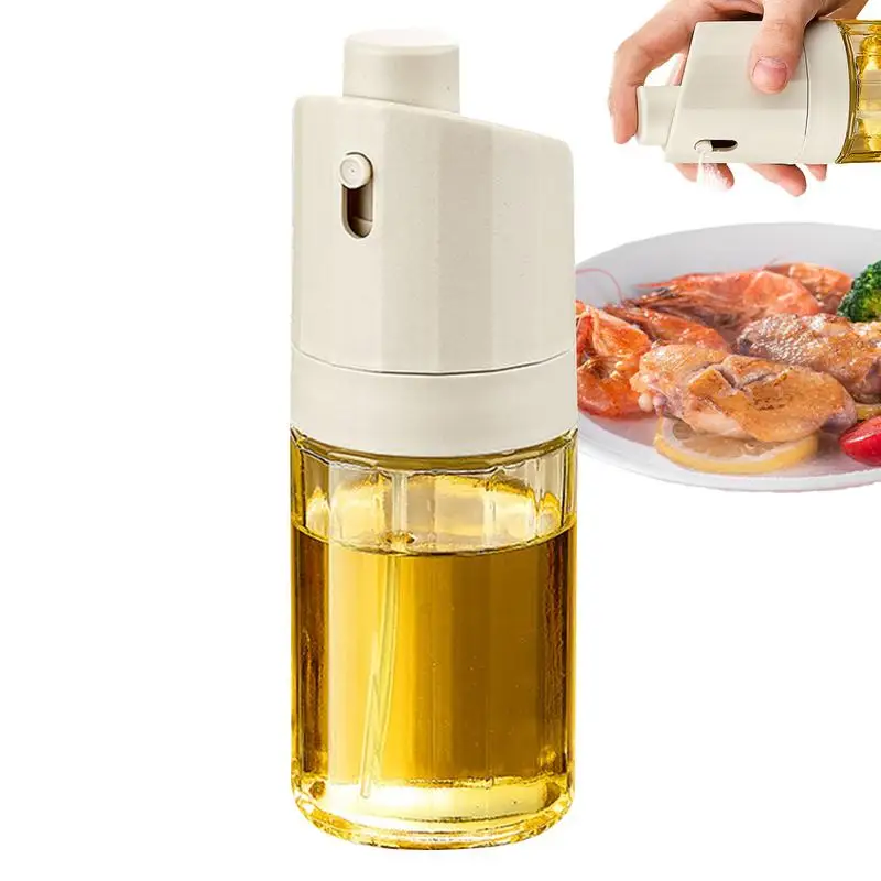 

Oil Mister 230ml Kitchen Oil Sprayer Press Cooking Olive Oil Spray Bottle Dispenser For Grilling Cooking Home Kitchen Supplies