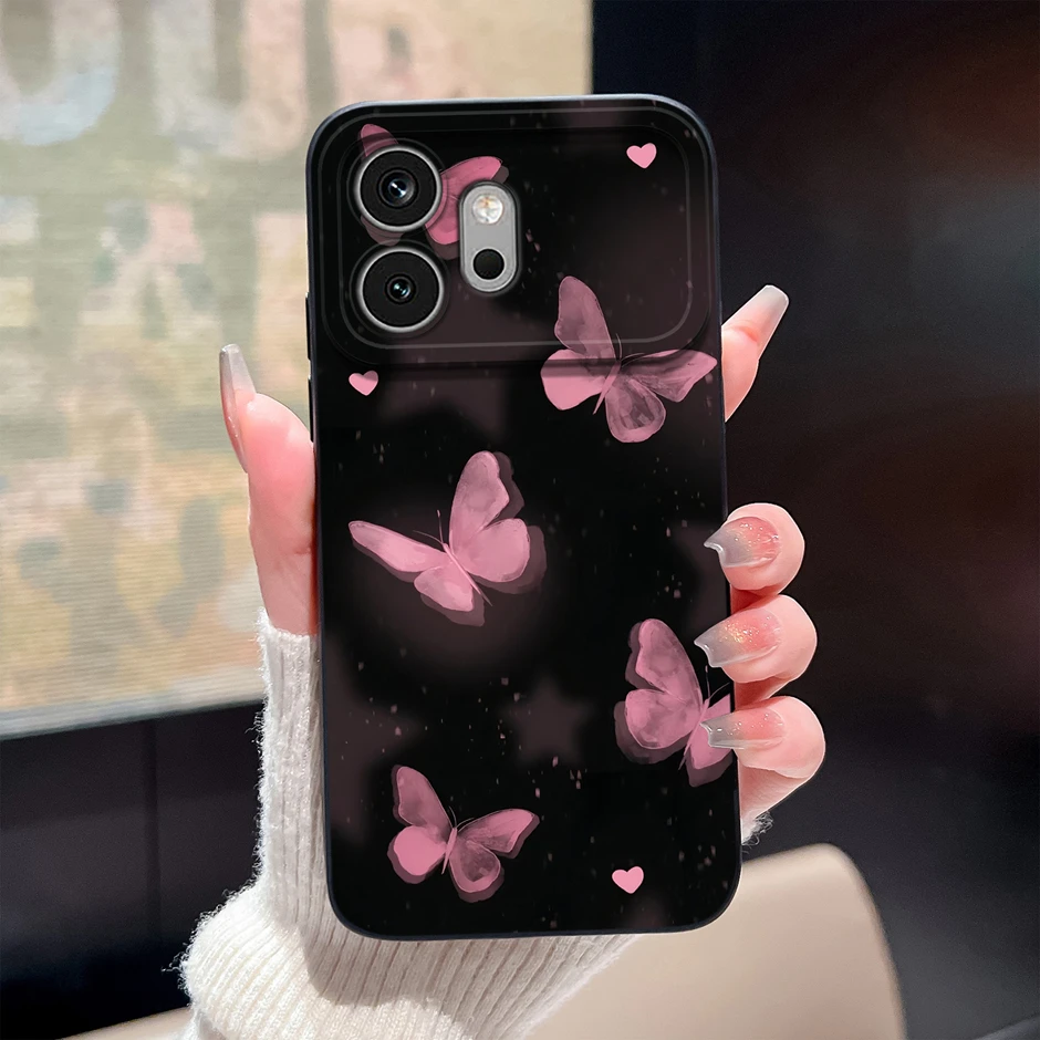 Vintage Rose Anti-Fall Camera Protection Slim Phone Case