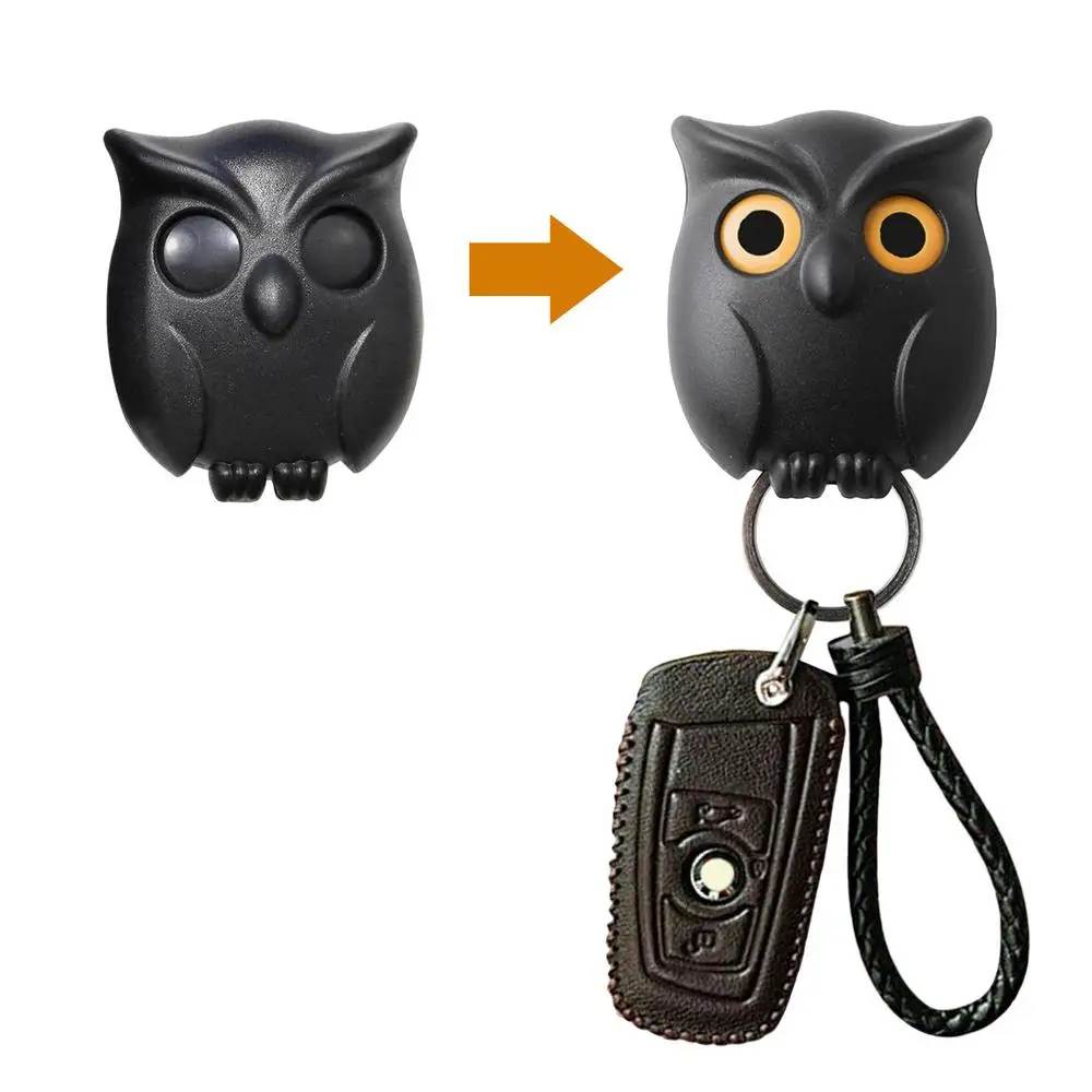 Description Picture 5 of itemHooks Owl Magnetic Key Hook Auto Blinking Cute Hooks No Punch Storage Hooks Kitchen Home Wall Decoration Hooks