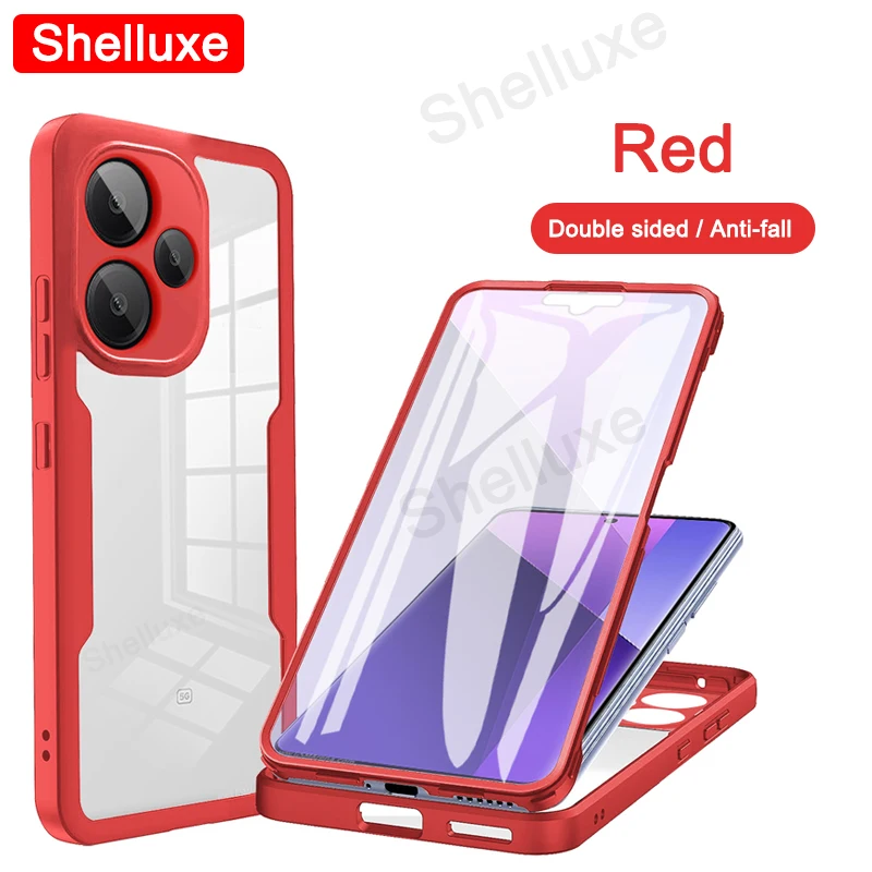 360° Full Screen Protector Transparent Silicone Double-Sided Cover - Shelluxe Series