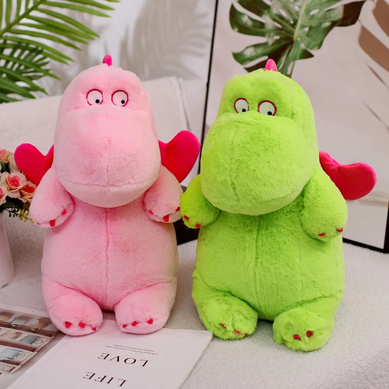 High Quality Kawaii Love heart Dinosaur Doll Cute Plush Toys Children Funny Doll Sleeping Pillow Birthday Gift