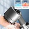 High-pressure Shower Head 3-mode Adjustable Spray with Massage Brush Filter One Key Stop Water Rain Shower Bathroom Accessories 6