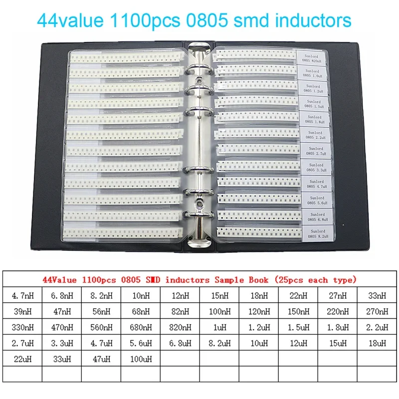 Comprehensive Inductor Assortment Kit - Diverse Range from 2.2uH to 100mH