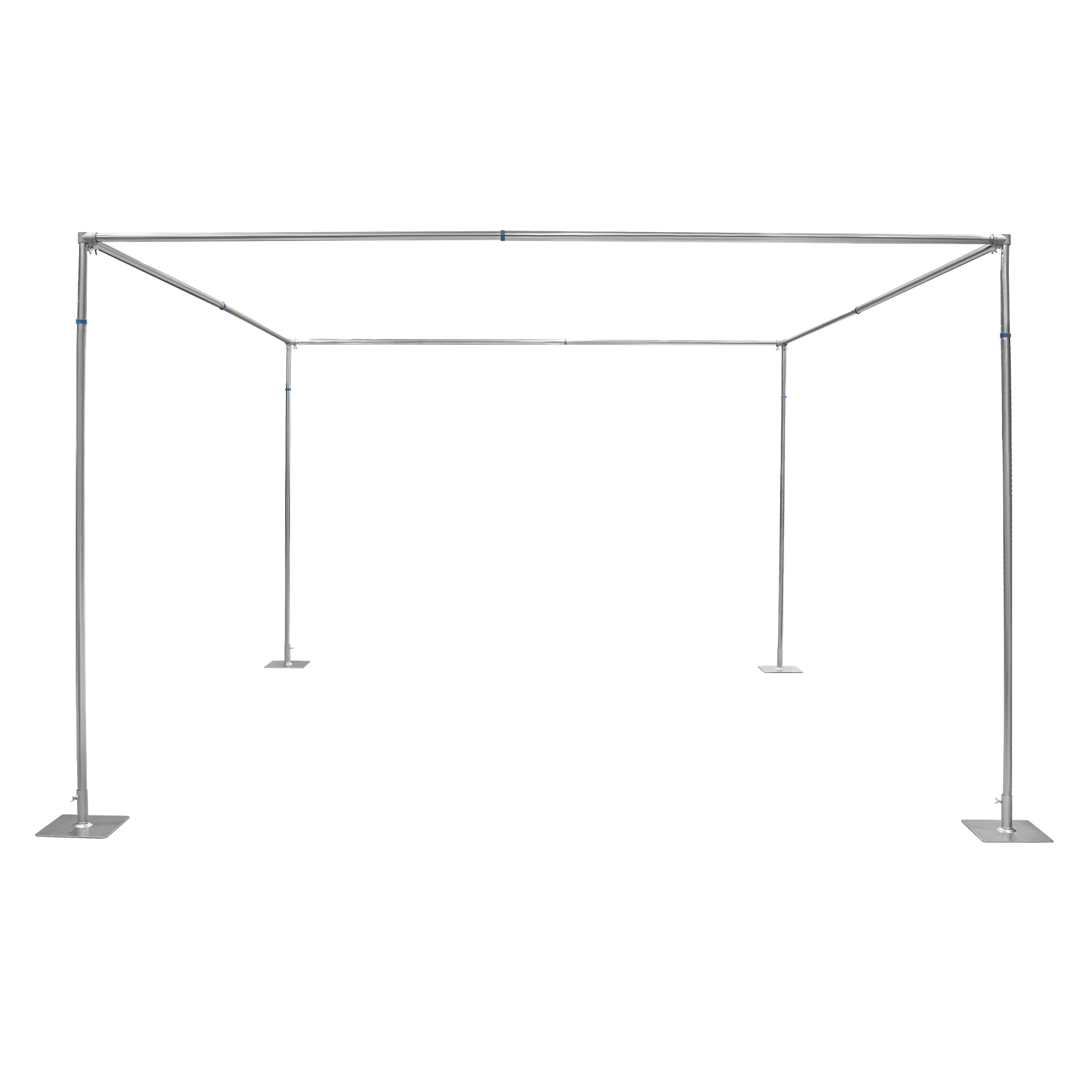 Outdoor Wedding Party Stand-Adjustable 4 Post Backdrop Stand Kit, 3x3x3M Photography Background Wedding Backdrop