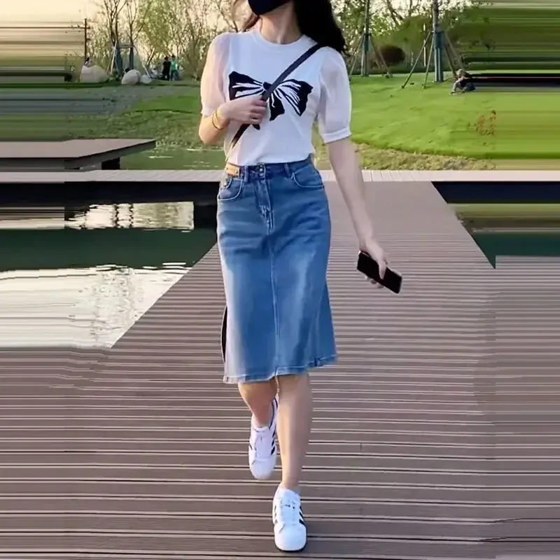 RUNNING HIGH★韓国★人気★skirt layered denim pants 2色 Amazon.com: Lap Denim Mini Skirt Pants Women Jean Skirt High