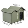 Outdoor Cat House Detachable Roof Easy To Clean Pet Bed Waterproof Practical Cat Nest Cat and Dog Multifunctional Universal Bed 6