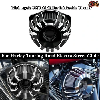 Filtro Aria CNC per Moto Harley Touring Road Electra Street Glide FLHR Softail Breakout Sportster Dyna