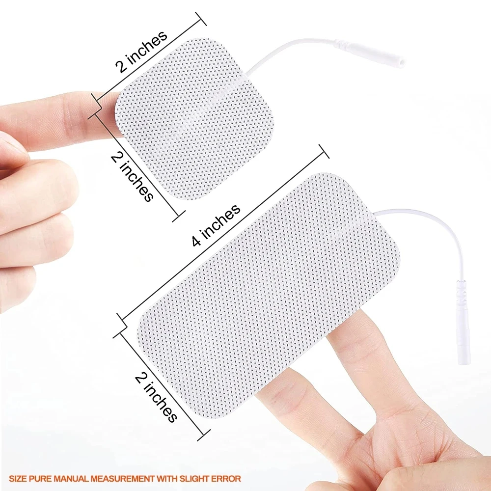 50/20/10PC Tens Self Adhesive Replacement Patch EMS Muscle Stimulator Patch Reusable Replaceable Non Woven Fabric Electrodes Pad