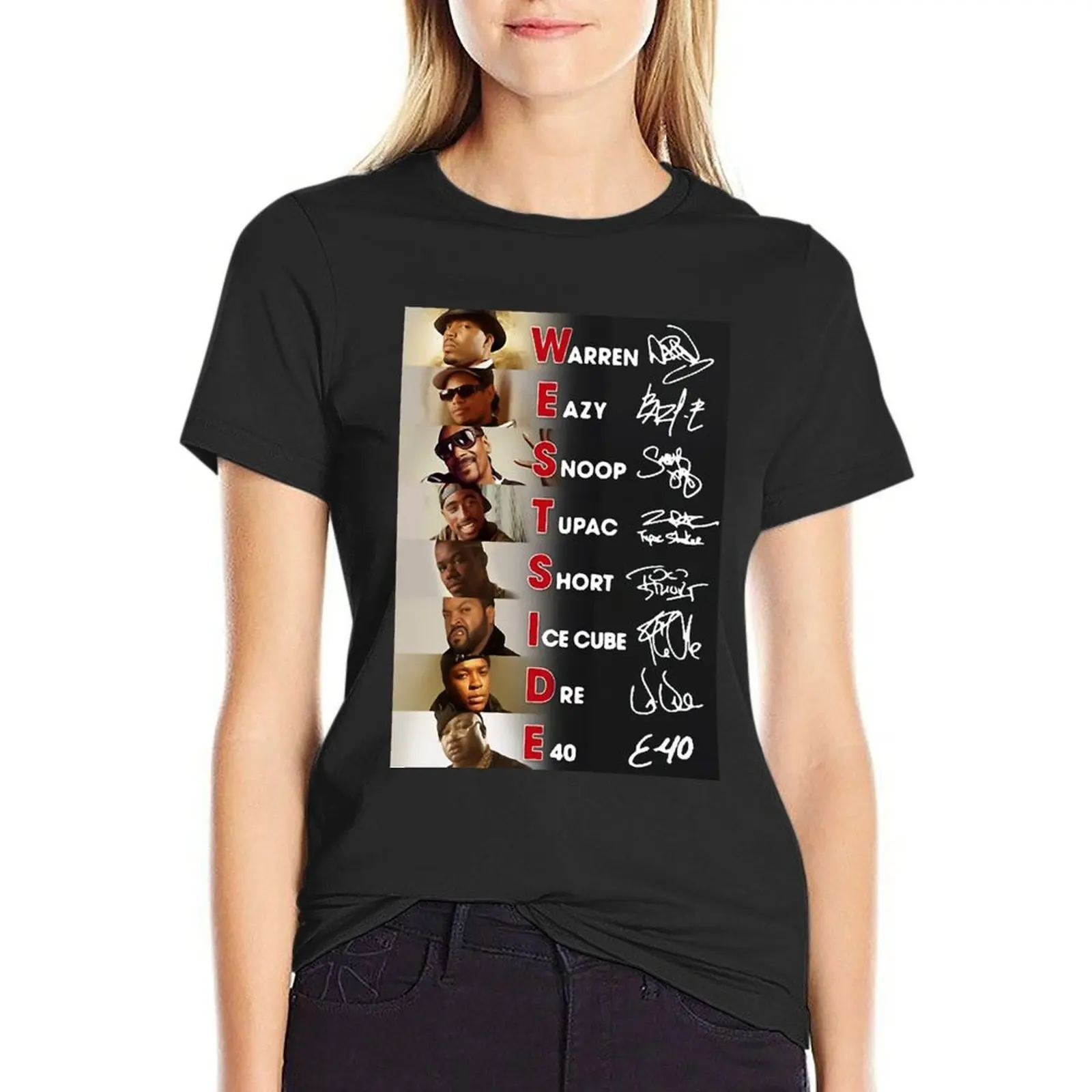 All Rappers Warren Eazy T-Shirt oversized sublime summer blouses woman 2024