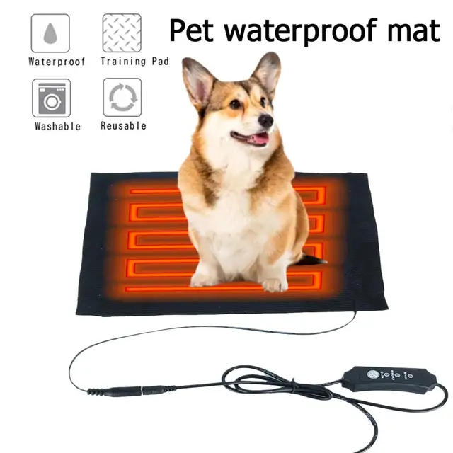 Pet Heater Heating Pad Pet Warmer Heating Pad Pets Accessories Warmer Mat Pet Winter Pet Rug Carpet Heater Pet Warm B2G4 2