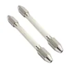 2 Pcs Hexagonal Double Ended Hand Drill Pin Vise Mini Bit Holder Brass High Speed Watch Repair Tool Ergonomic Non Grip For 6