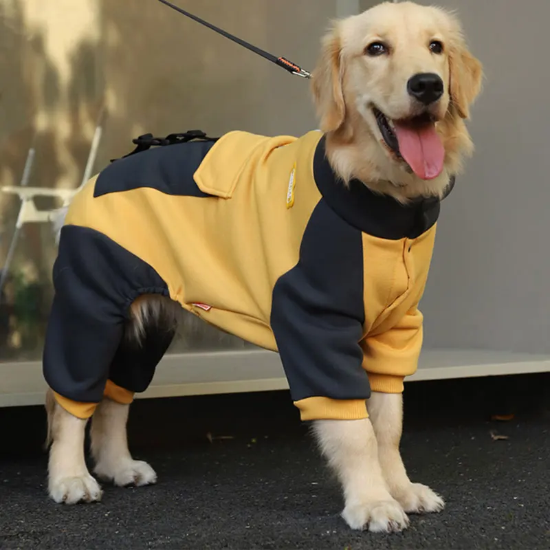 

Sporting Pet Dog Jacket Four Feet Clothes for Dogs Labrador Golden Retriever chihuahua Winter Autumn Big Dog Coat Warm