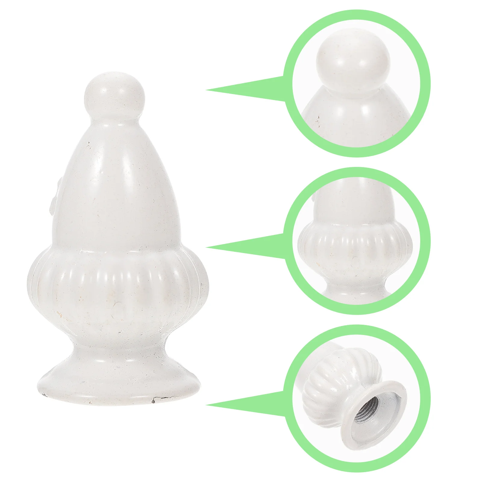 

2Pcs Modern Table Light Finial Simple Lamp Finial Creative Light Accessory