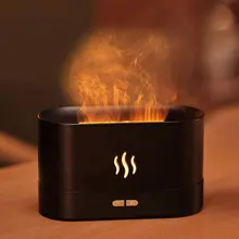 Flame Air Humidifier Essential Oil Diffuser Aroma Ultrasonic Mist Maker Home Bedroom Aromatherapy Humidifier for Home Room