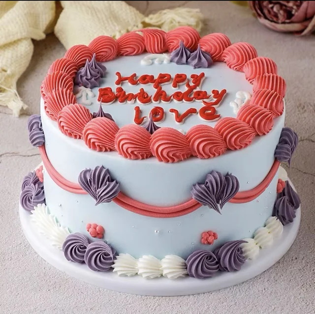 Vintage Boutique Premium cake model simulate birthday fake cake 8