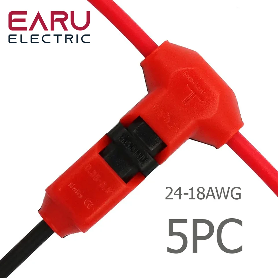 1000 Scotch Locks Quick Splice Electrical Terminals - 22-18 Gauge Red Wire Connectors