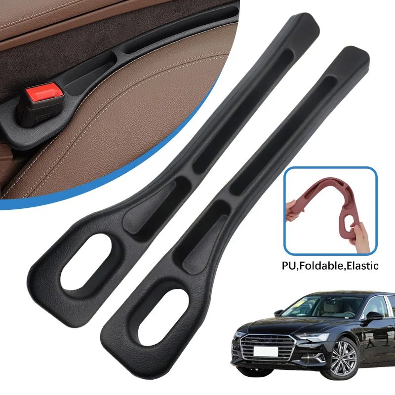 2 stücke Auto Sitz Lücke Füllstoff Zwischen Sitze Für Audi A6 B8 B9 A5 A6 C5 C6 C7 A7 A8 S3 q3 Q5 Sportback FY Q7 Innen Auto Zubehör