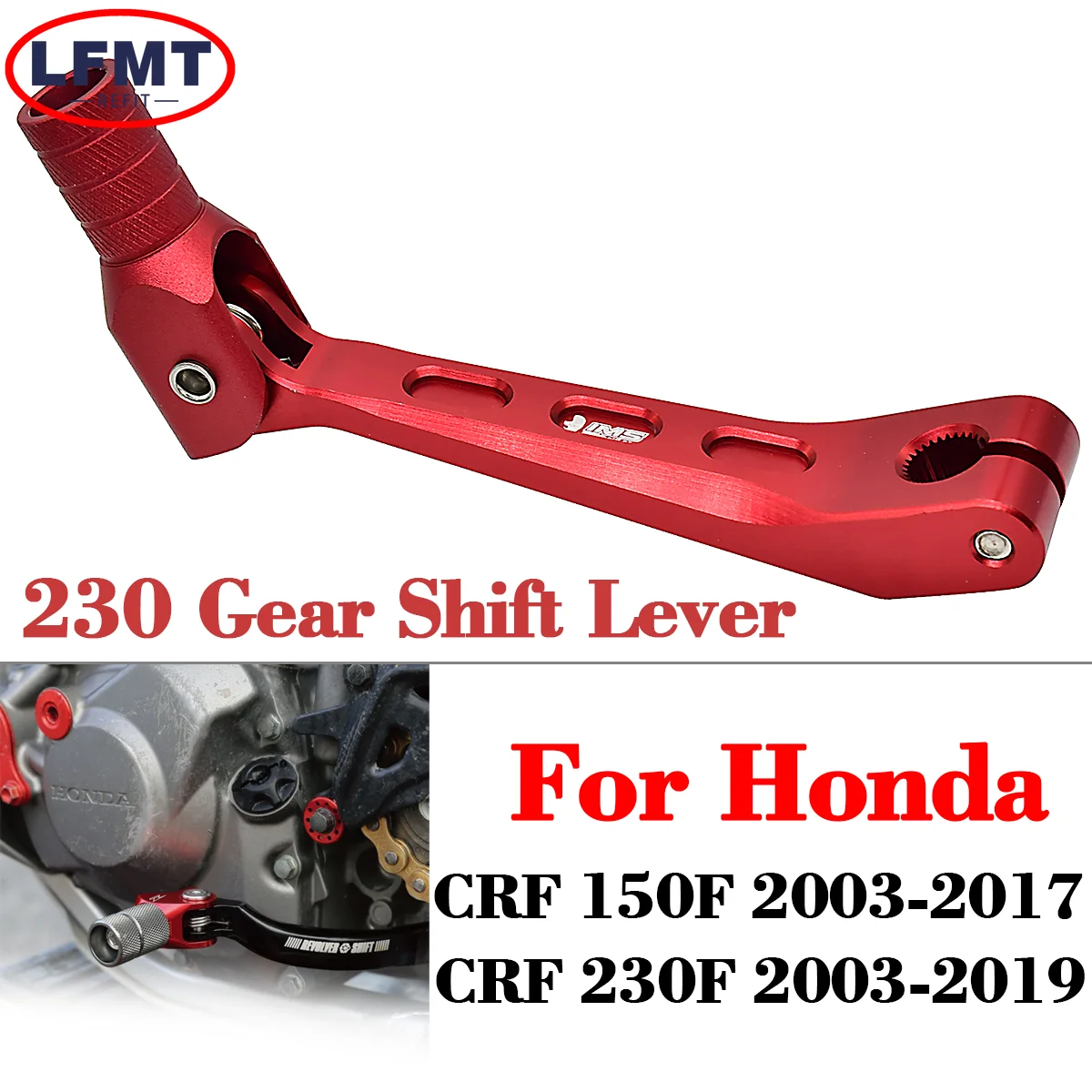 

Motorcycle Aluminium alloy CNC Gear Shift Lever For Honda CRF150F CRF230F CRF 150F 230F 150 230 F Motorbike Dirt Bike 2003-2017
