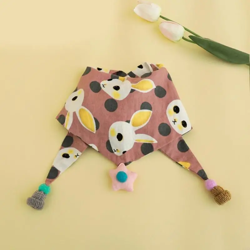 Q22D Children Scarf Versatile & Warm Shawl Cotton Baby Neck Towel Multi functional Scarf Lightweight for Boys & Girls