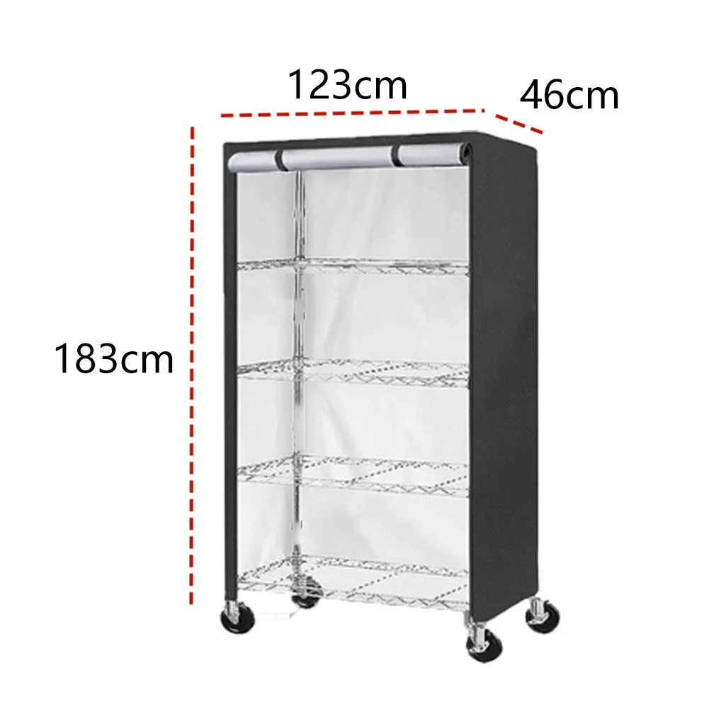 420D/210D Outdoor Patio Garden Shelf Storage Cover Rack Cover Oxford Cloth Waterproof Dustproof