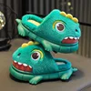 Children's Cotton Slippers Boys Girls Non-slip Cute Cartoon Home Shoes Cover Heel Indoor Baby Slippers Furry Warm Kids Shoes 6