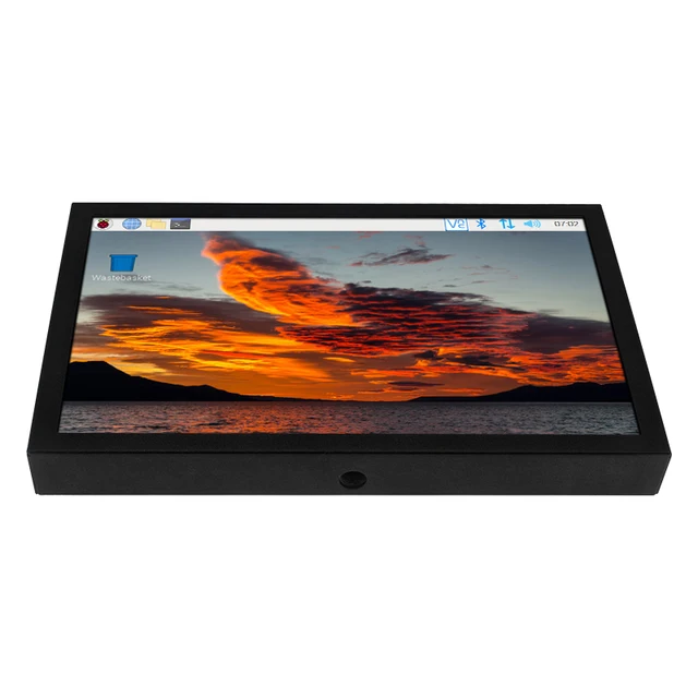 Display portatile da 7 pollici IPS 1024x600 LCD Ingresso VGA AV compatibile HDMI DC Tipo C Alimentazione per PC Laptop Fotocamera TV Box Schermo DVD 5