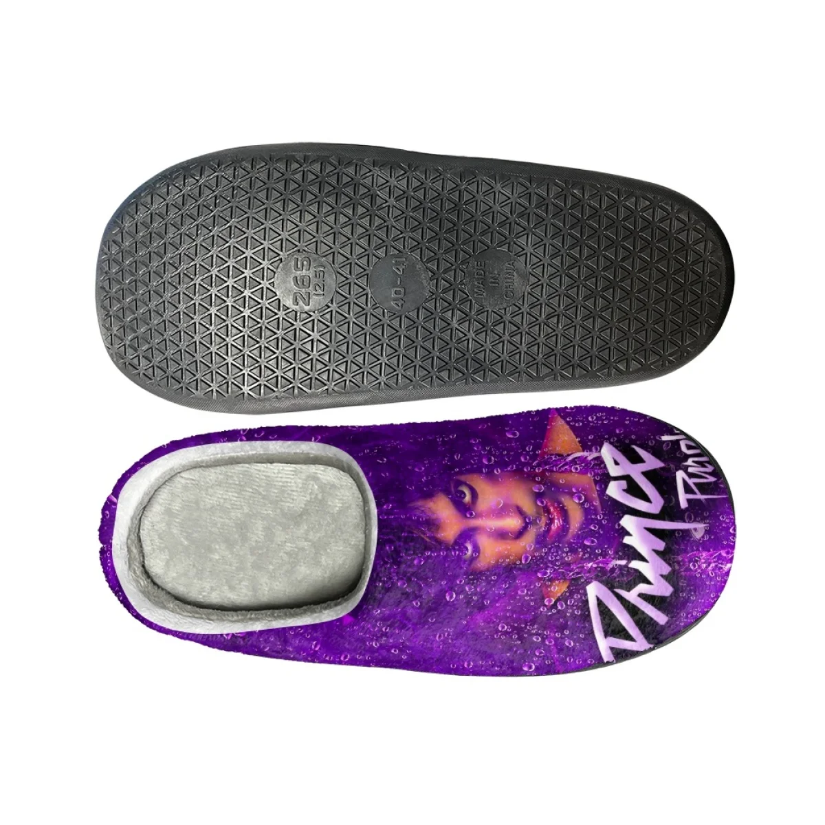 Prince Purple Rain Design Warm Cotton Slippers Print On Demand Casual Winter Home Footwear All-match Comfortable Floor Slides