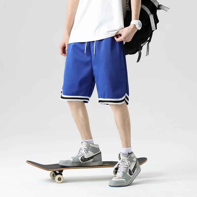 2023 New Summer Men's Shorts Thin Boys' Capris Good Quality Trendy Pants Casual Pants Basketball Pants Breathable 3