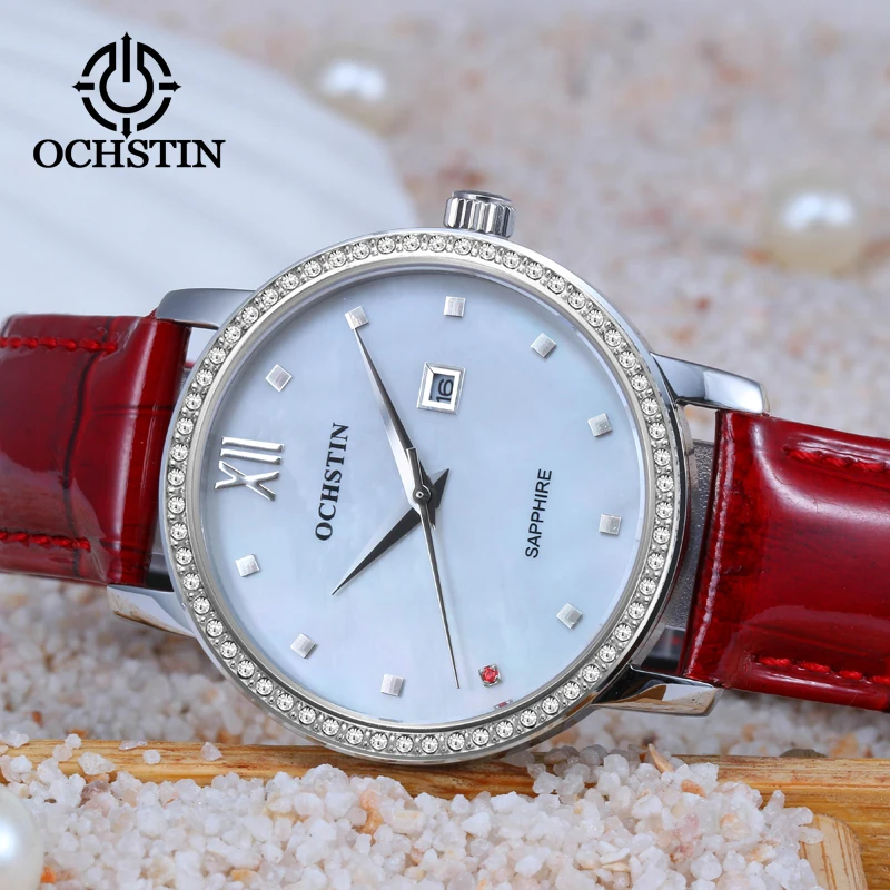 OCHSTIN2024 new fresh and beautiful urban beauty series automatic quartz movement waterproof wristwatch ladies quartz watch