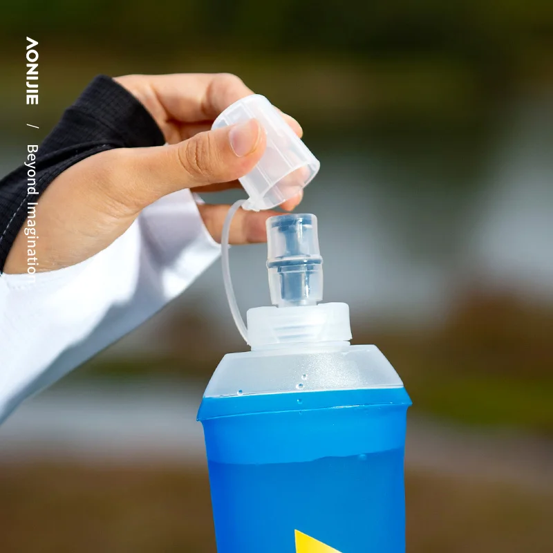 AONIJIE SD71 500ml Outdoor Portable Sports Water Bottle Running Soft Flask Suction Hydration Kettle BPA Free