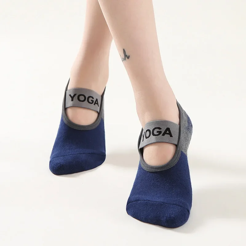 Yoga Socks Yoga Socks Women Pilates Non-slip Dot Silicone Terry No-Show Socks