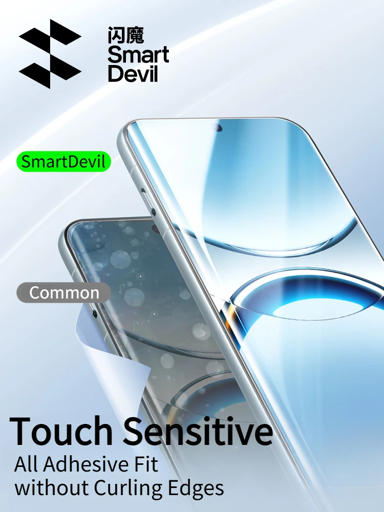 Premium SmartDevil Anti-Fingerprint Explosion-Proof HD Hydrogel Screen Protector Soft Film